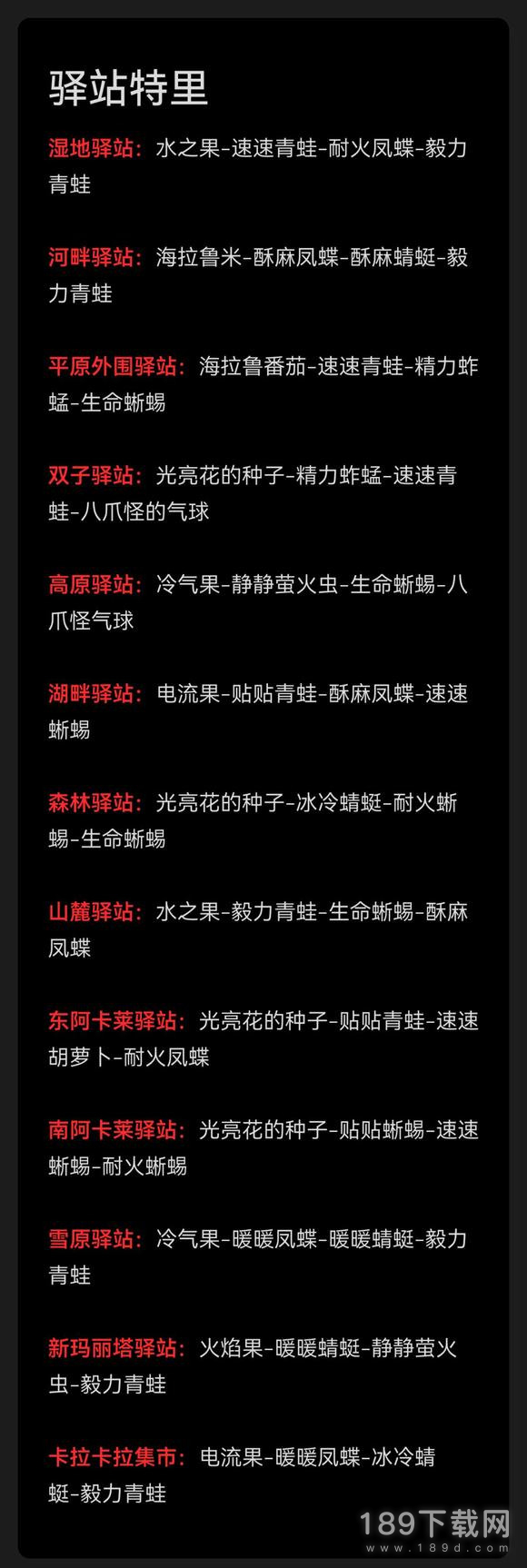 塞尔达传说王国之泪驿站特里贩卖的东西有哪些 塞尔达传说王国之泪驿站特里贩卖的东西介绍